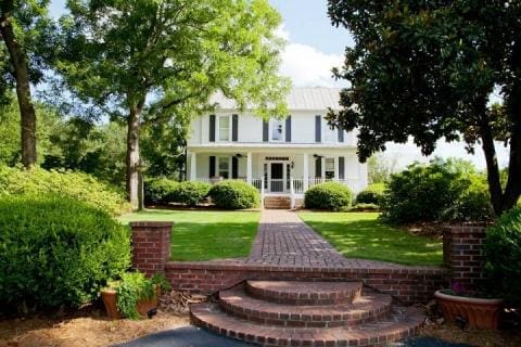 exterior front of the Corry House